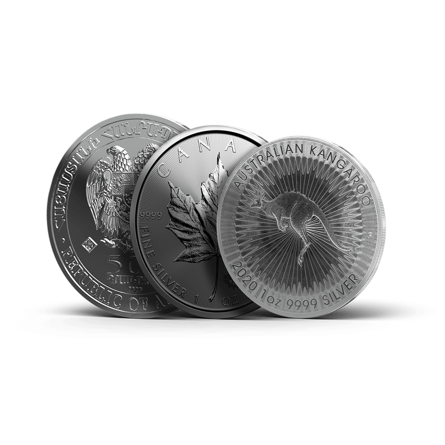 Silbermünzen im Goldgeschäft in Görlitz